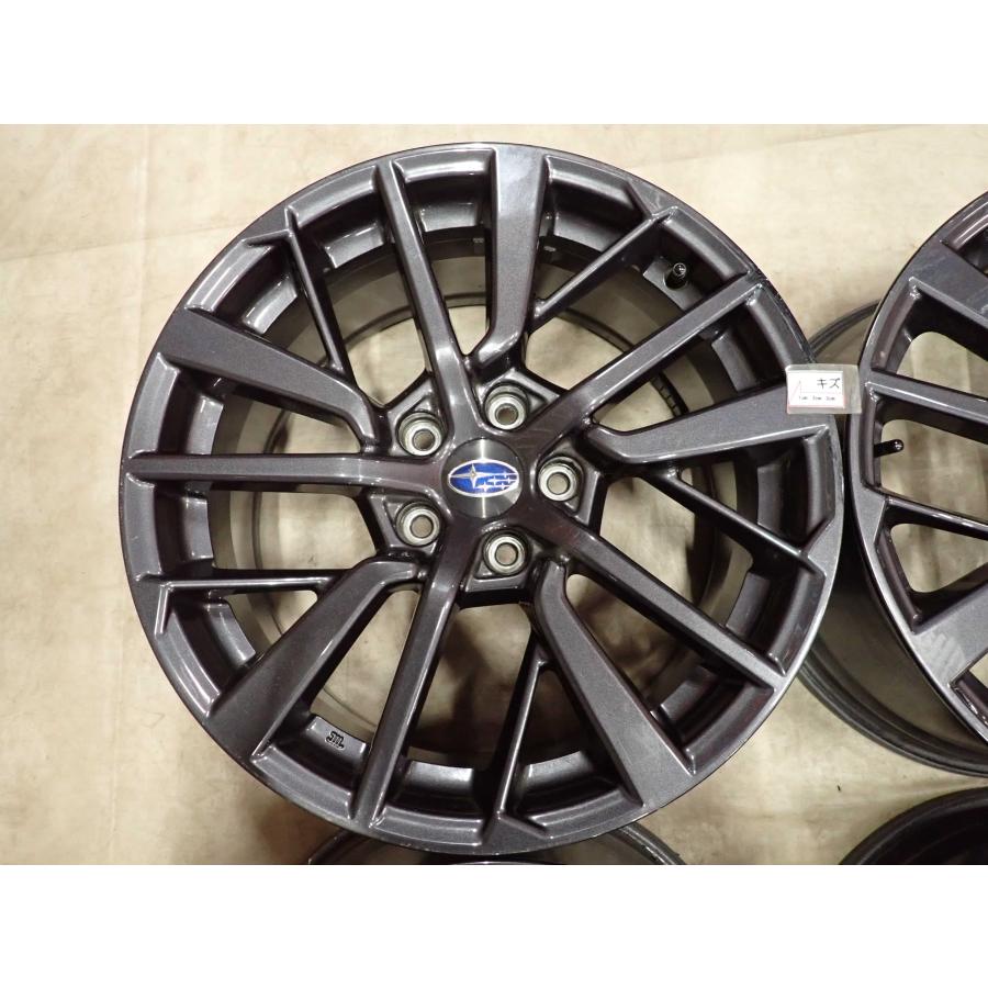 4本 会社宛送料無料 18×8.5J スバル WRX S4 純正 アルミ 5穴 PCD 114.3 