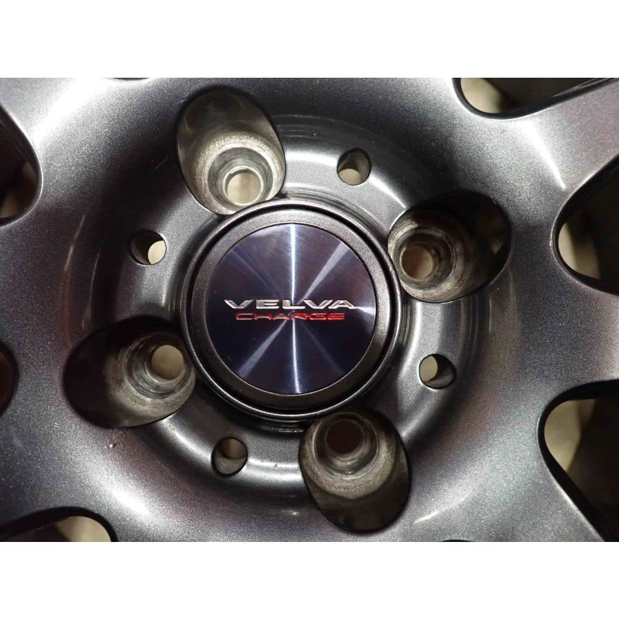 4本SET 会社宛 送料無料 16×6J WEDS VELVA CHARGE アルミ 4穴 PCD 100mm +40 ハブ径 72mm アクア ヴィッツ パッソ カローラ 特価 NO,I5280_5
