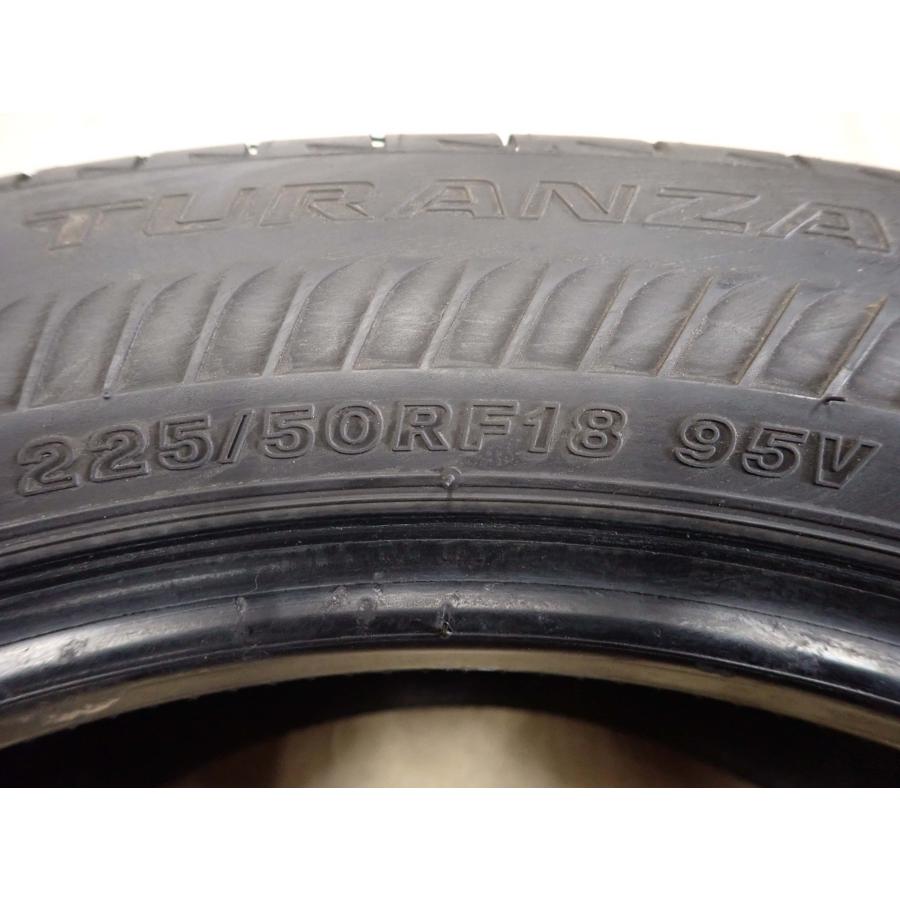 夏4本SET 会社宛 送料無料 225/50R18 95V ブリヂストン TURANZA T005A 2021年製 エスティマ オデッセイ ヴェゼル スカイライン NO,I5786_5