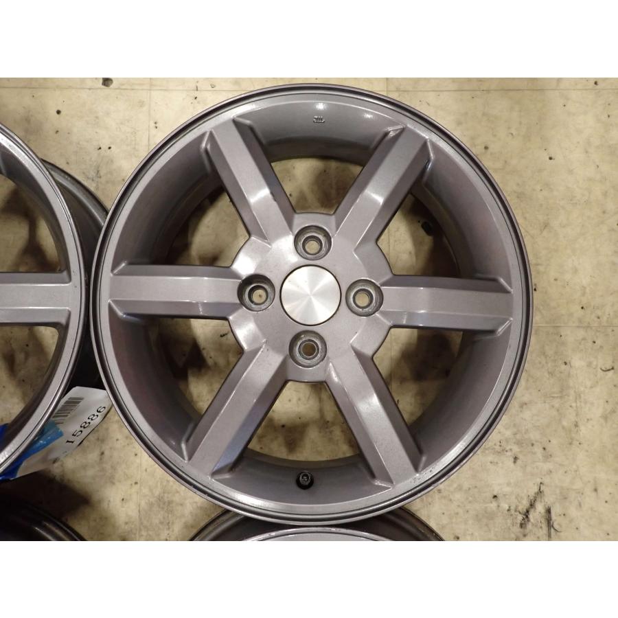 4本SET 会社宛 送料無料 15×4.5J スズキ Kei ワークス 純正 アルミ