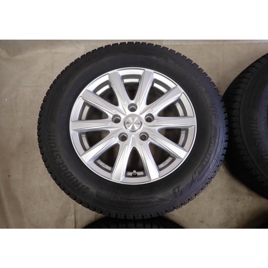 冬4本SET 会社宛 送料無料 175/80R15×6J 90Q ブリヂストン ブリザック