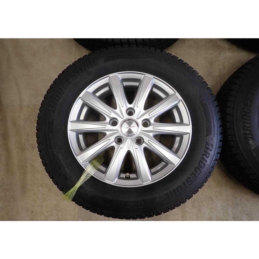 冬4本SET 会社宛 送料無料 175/80R15×6J 90Q ブリヂストン ブリザック