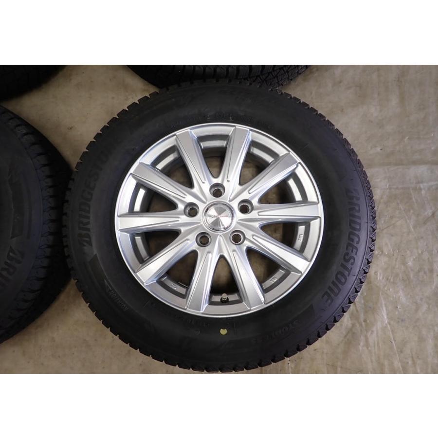 冬4本SET 会社宛 送料無料 175/80R15×6J 90Q ブリヂストン ブリザック