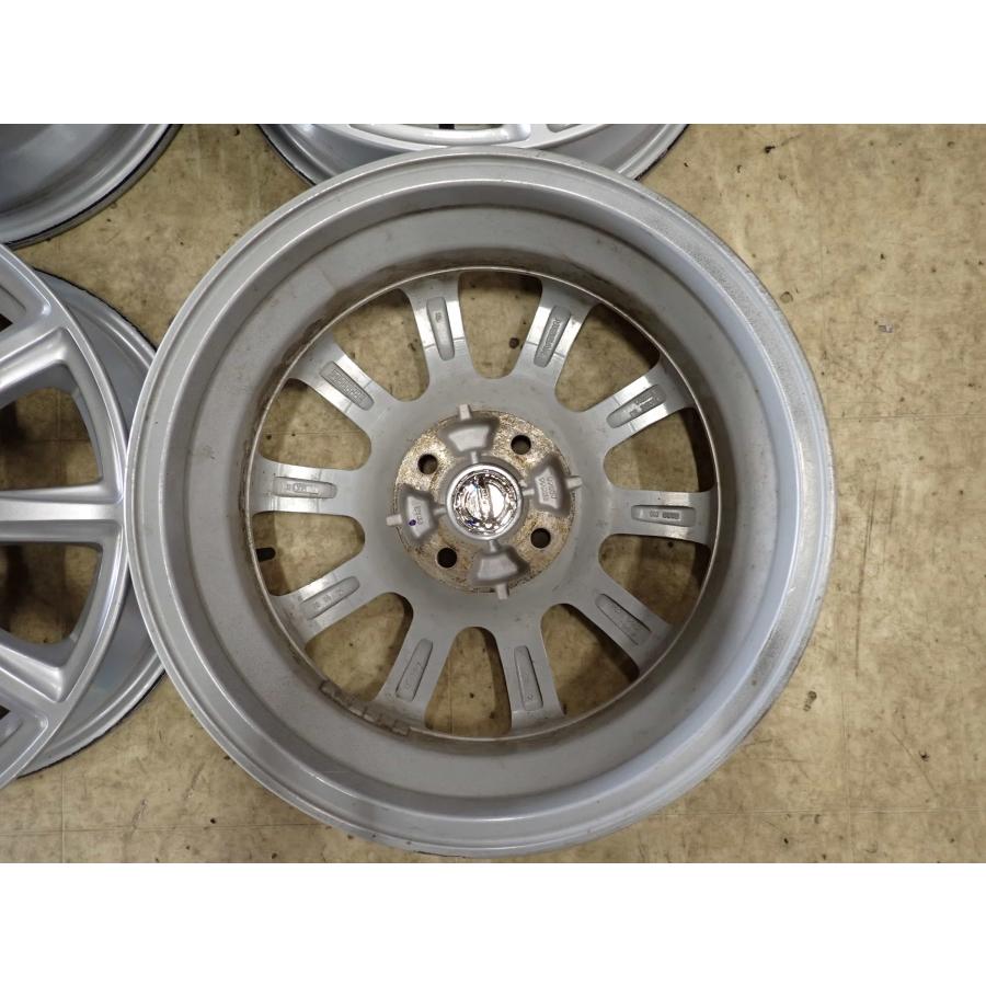 4本SET 会社宛 送料無料 15×4.5J 日産 純正 アルミ 4穴 PCD 100mm +46