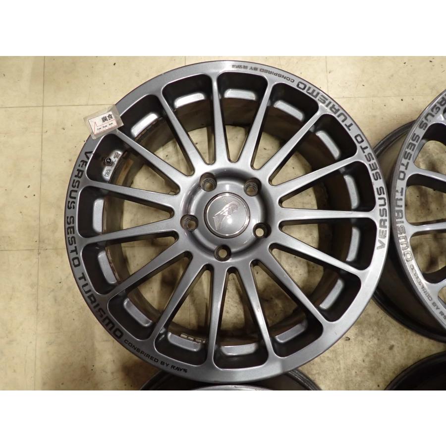 4本SET 会社宛 送料無料 17×7J RAYS VERSUS SESTO TURISMO アルミ 5穴 