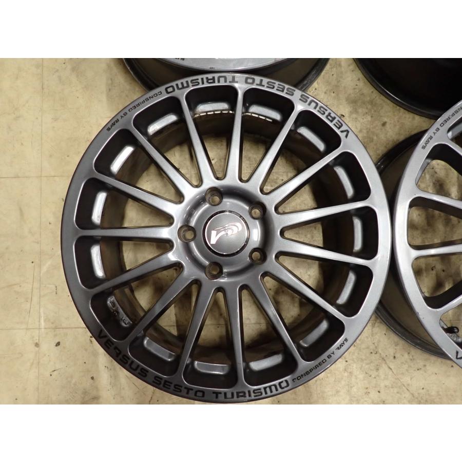 4本SET 会社宛 送料無料 17×7J RAYS VERSUS SESTO TURISMO アルミ 5穴