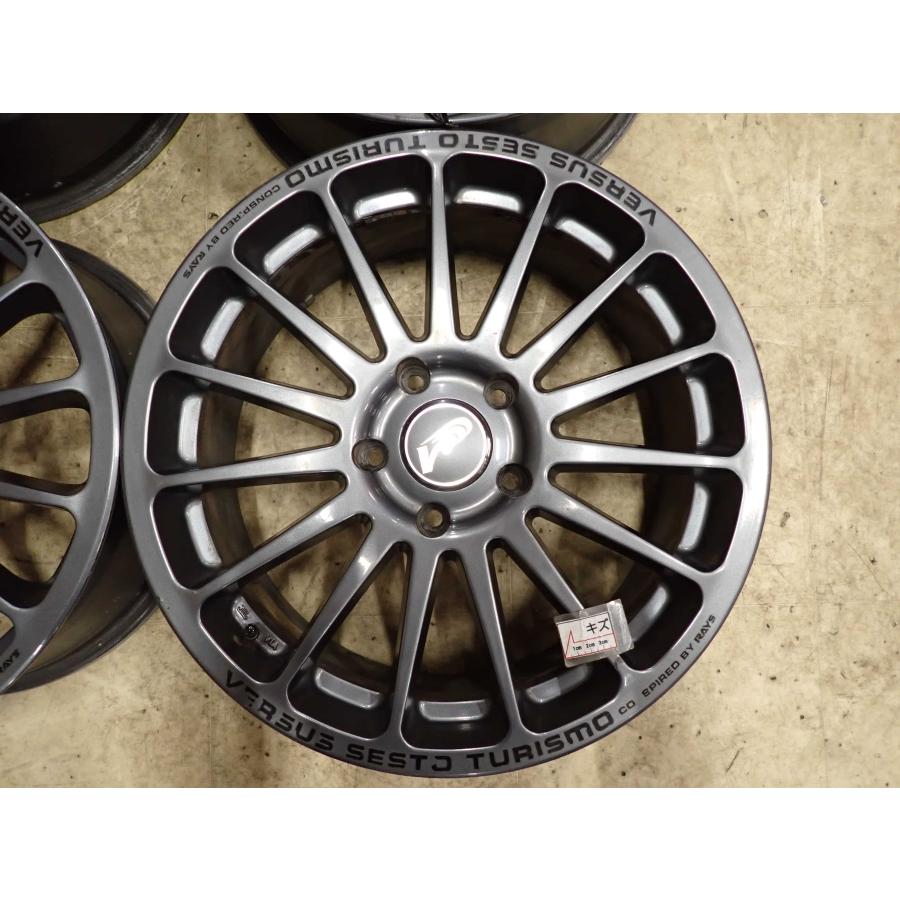 4本SET 会社宛 送料無料 17×7J RAYS VERSUS SESTO TURISMO アルミ 5穴