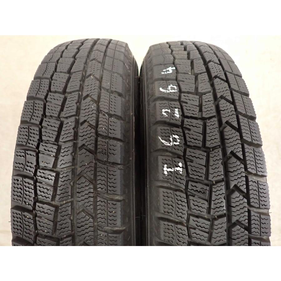 DUNLOP WINTER MAXX WM02 13インチ 4本セット　走行僅 冬4本SET 会社宛 送料無料 145/80R13×4J 75Q ダンロップ WINTER MAXX