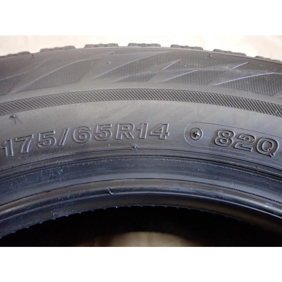 冬4本SET 会社宛送料無料 175/65R14 82Q ブリヂストン ブリザック VRX2 2023年製 ヤリス ヴィッツ パッソ フィット ノート デミオ NO,I6356_5