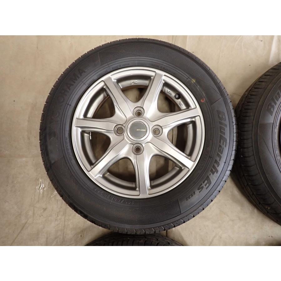 夏4本 会社宛 送料無料 145/80R13×4J 75S ヨコハマ ブルーアース ES32