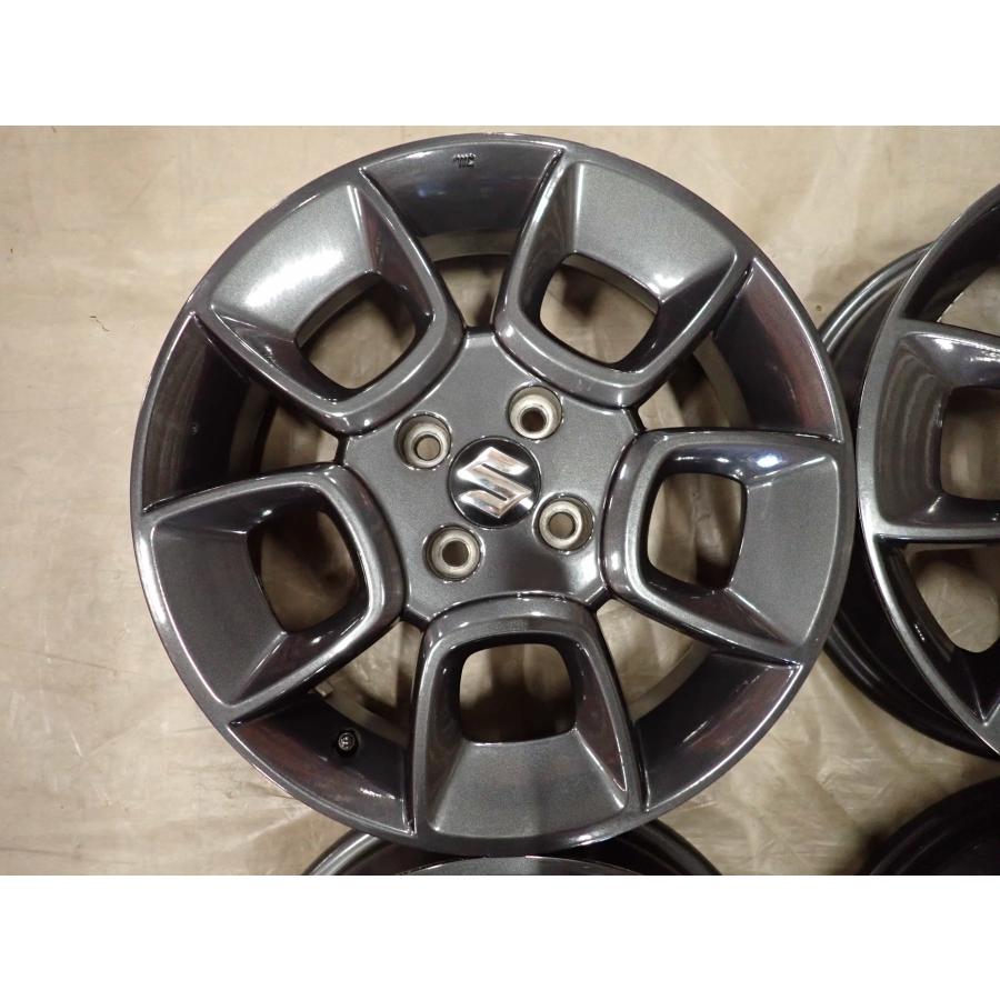 4本SET 会社宛 送料無料 16×5J スズキ 純正 アルミ 4穴 PCD 100mm +40