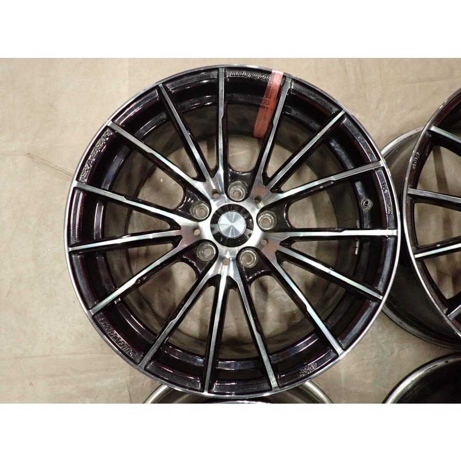 4本SET 会社宛 送料無料 18×8.5J WEDS SPORT SA-35R アルミ 5穴 PCD114