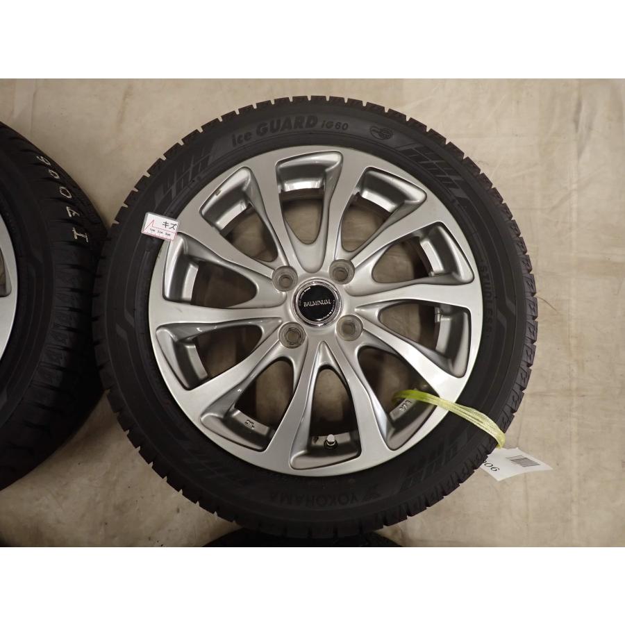 冬 4本SET 会社宛 送料無料 165/60R15×4.5J 77Q ヨコハマ アイスガード