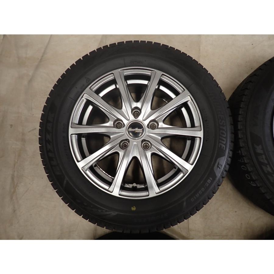 冬 4本SET 会社宛 送料無料 185/65R15×6J 88Q ブリヂストン ブリザック