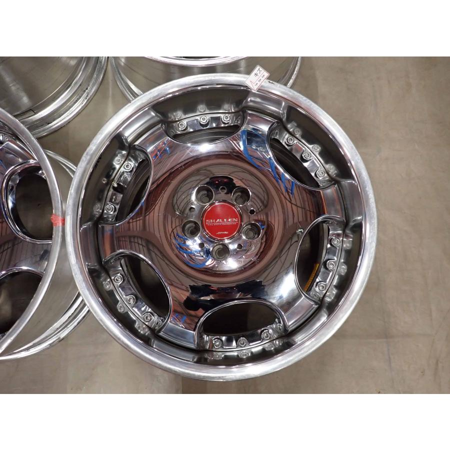 4本SET 会社宛 送料無料 19×9.5J/10J AME シャレン アルミ 5穴 PCD