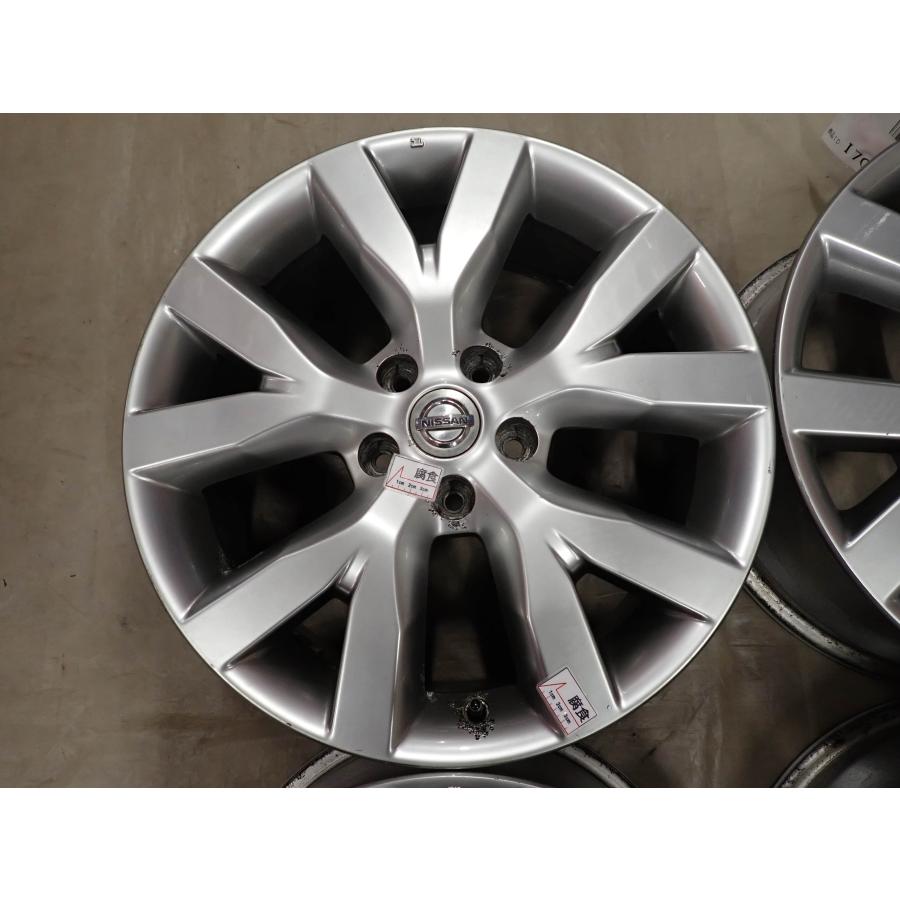 4本SET 会社宛 送料無料 18×7.5J 日産 純正 アルミ 5穴 PCD114.3mm +50
