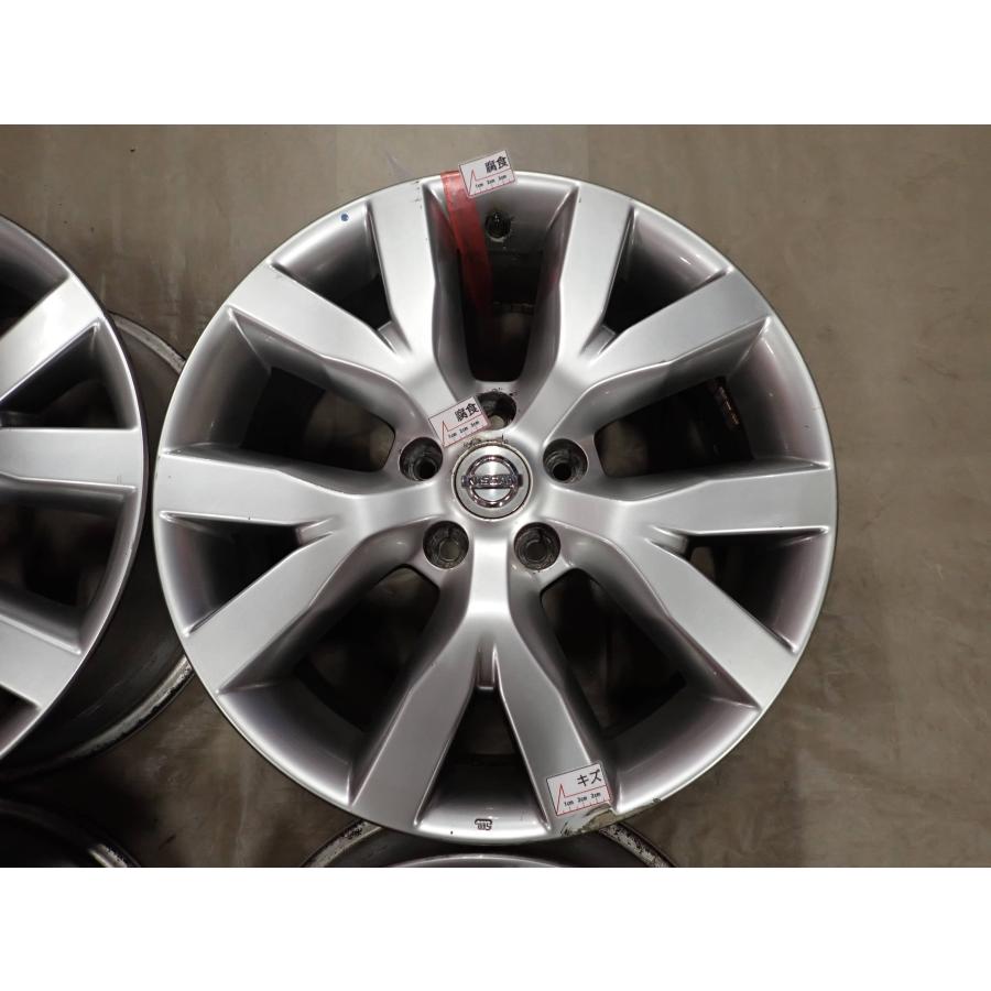4本SET 会社宛 送料無料 18×7.5J 日産 純正 アルミ 5穴 PCD114.3mm +50