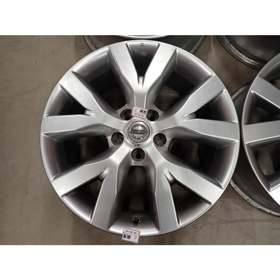 4本SET 会社宛 送料無料 18×7.5J 日産 純正 アルミ 5穴 PCD114.3mm +50