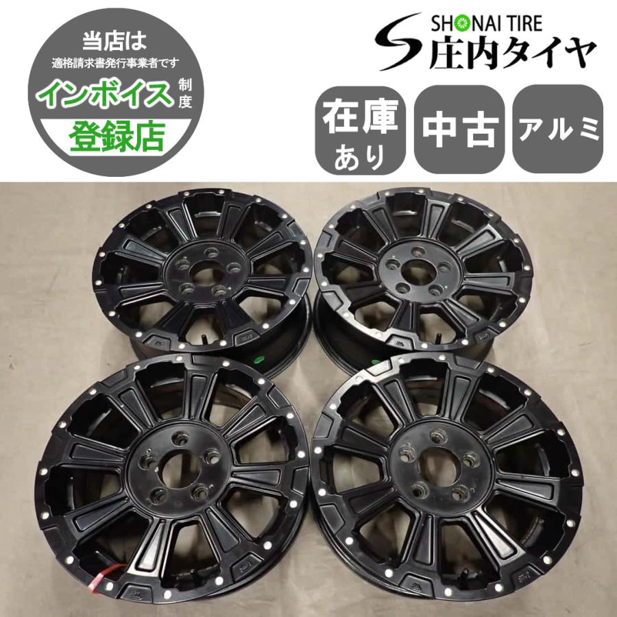 4本SET 会社宛 送料無料 16×7J 社外 汎用 アルミ 5穴 PCD 114.3mm +35 