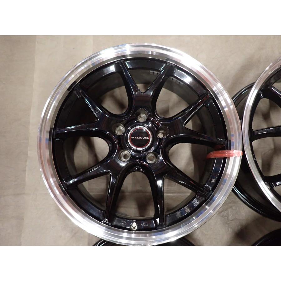 4本SET 会社宛 送料無料 18×7J MID VERTEC ONE EXE5 アルミ 5穴 PCD