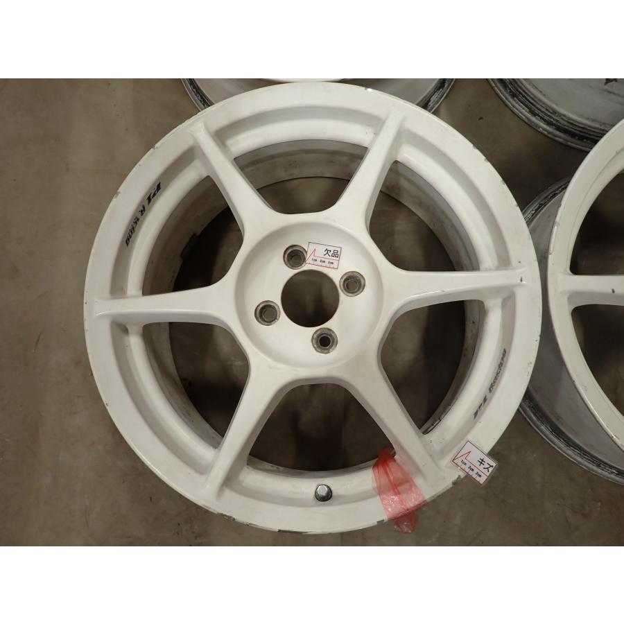 P1レーシング 17インチ 4本 4本SET 会社宛 送料無料 17×7J P1レーシング アルミ 4穴 PCD 100mm +43
