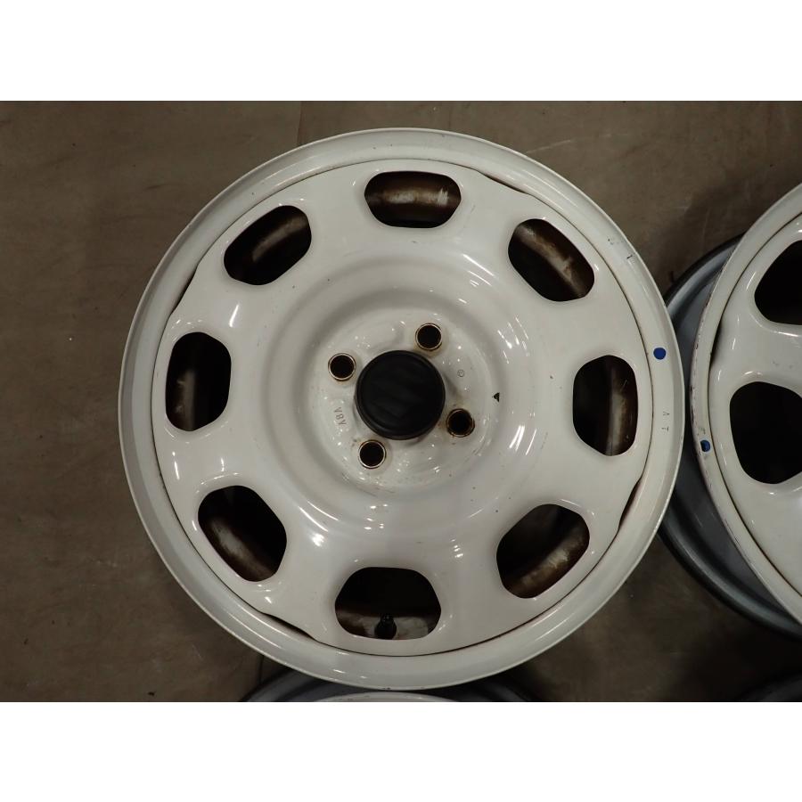 4本SET 会社宛送料無料 15×4.5J スズキ 純正 スチール 4穴 PCD 100mm +