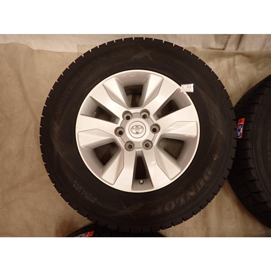 冬4本SET 会社宛 送料無料 265/65R17×7.5J 112Q ダンロップ WINTER