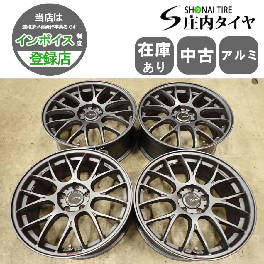 4本SET 会社宛 送料無料 18×8J RAYS HOMURA 2×8GT アルミ 5穴 PCD