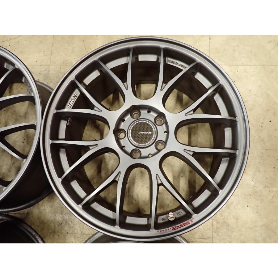 4本SET 会社宛 送料無料 18×8J RAYS HOMURA 2×8GT アルミ 5穴 PCD