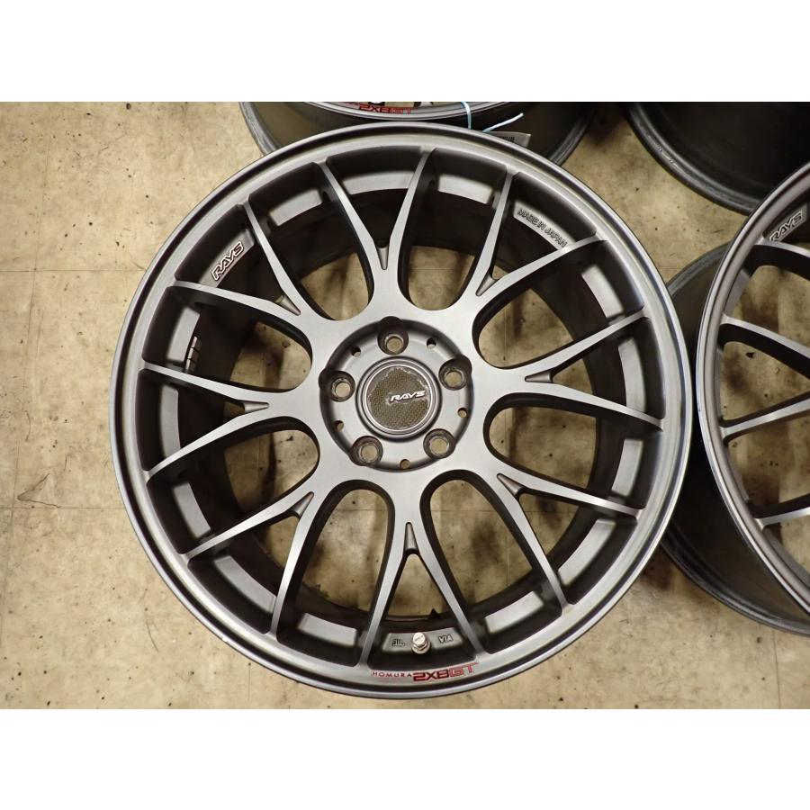 4本SET 会社宛 送料無料 18×8J RAYS HOMURA 2×8GT アルミ 5穴 PCD