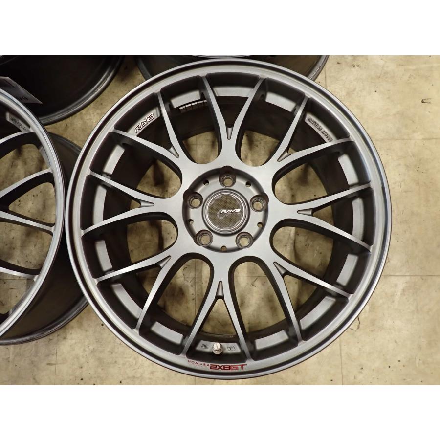ルメール④RAYS HOMURA 2x8GT 1本 4本SET 会社宛 送料無料 18×8J RAYS HOMURA 2×8GT アルミ 5穴 PCD
