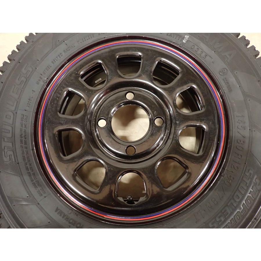 冬 新品 2025年製 4本SET 会社宛 送料無料 145/80R12×4J 80/78 LT