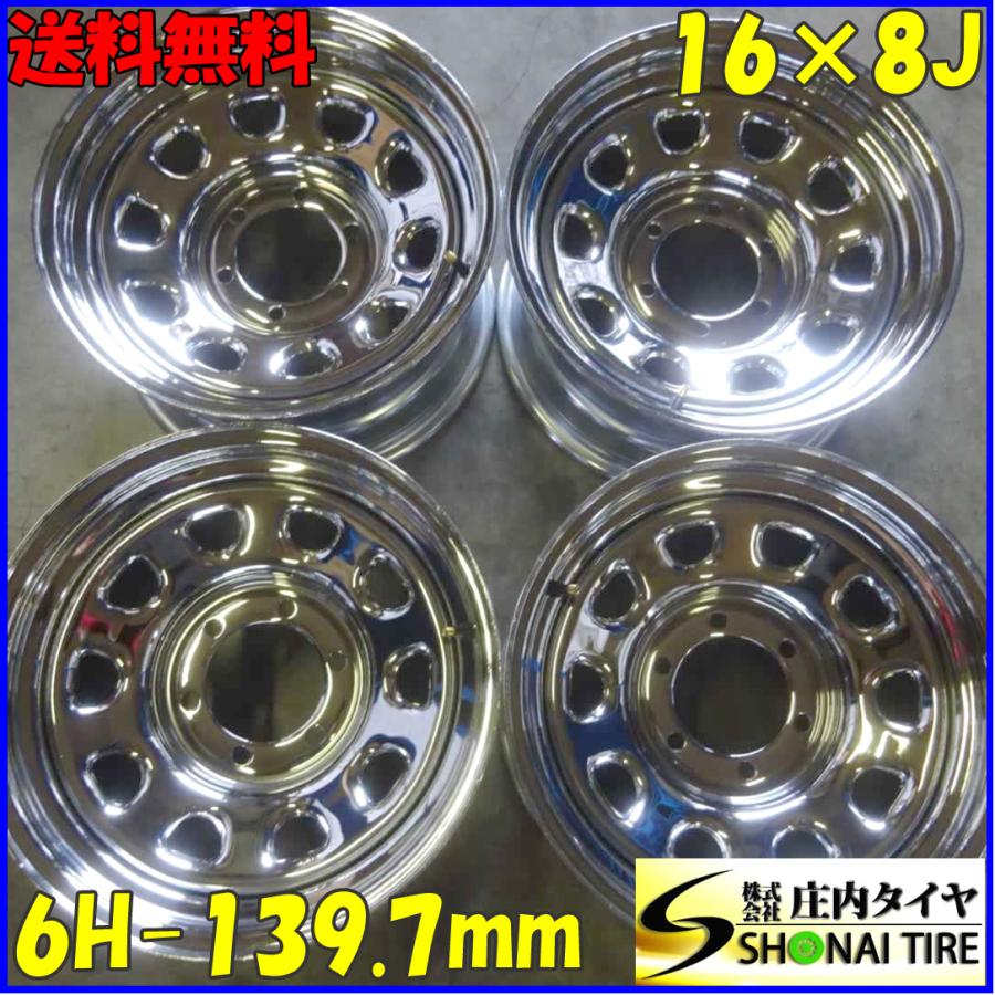 新品 4本価格 会社宛 送料無料 16×8J 6穴 139.7mm ET±0 SHONE SST 