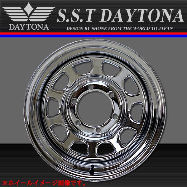 新品 4本価格 会社宛 送料無料 16×8J 6穴 139.7mm ET±0 SHONE SST DAYTONA デイトナクロームメッキ ランクル80 4×4車各種 特価 NO,SH196｜tire-shonai｜02