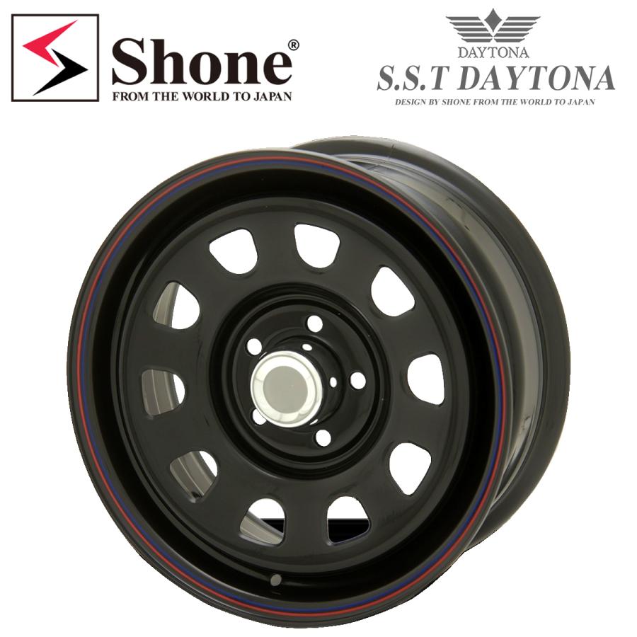 新品4本 会社宛 送料無料 16×7J 5穴 114.3mm ET+35 SHONE SST DAYTONA 
