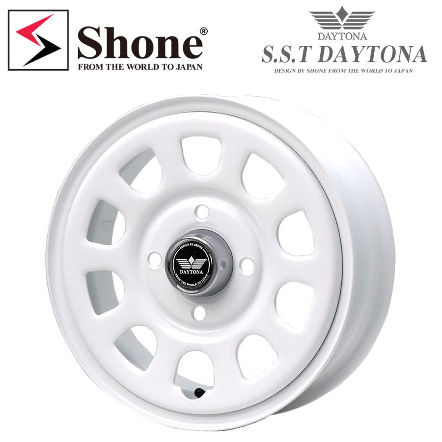新品 4本価格 14×5J 4穴 100mm ET+42 SHONE SST DAYTONA デイトナ