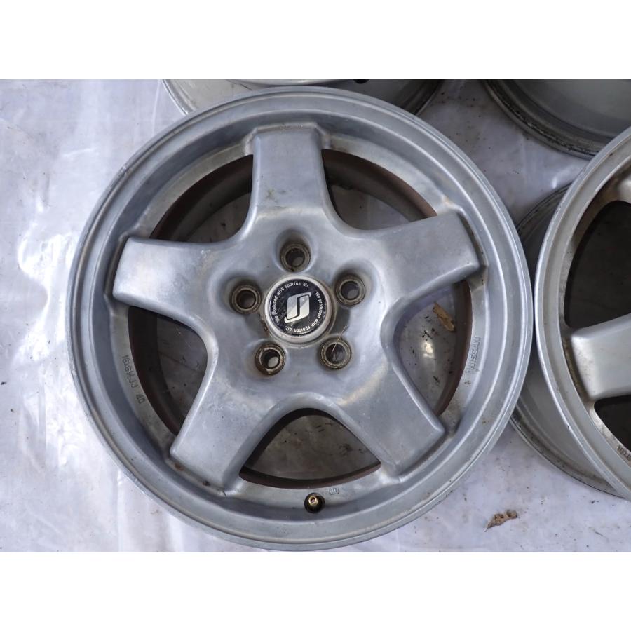 4本SET 会社宛 送料無料 16×6.5J 日産 R32 スカイライン タイプM 純正 