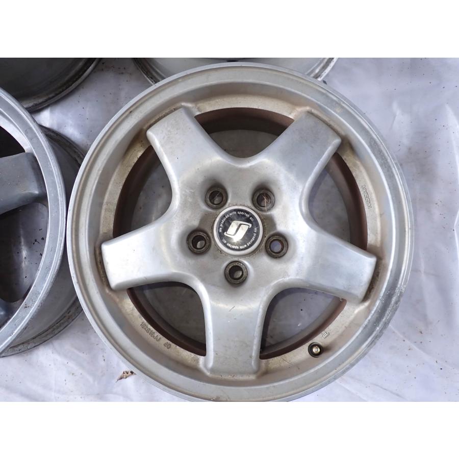 4本SET 会社宛 送料無料 16×6.5J 日産 R32 スカイライン タイプM 純正