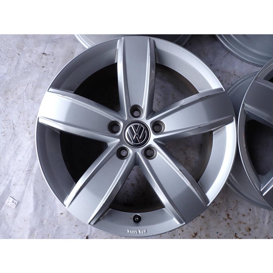 4本SET 会社宛 送料無料 17×6.5J フォルクスワーゲン VW 純正 アルミ 5