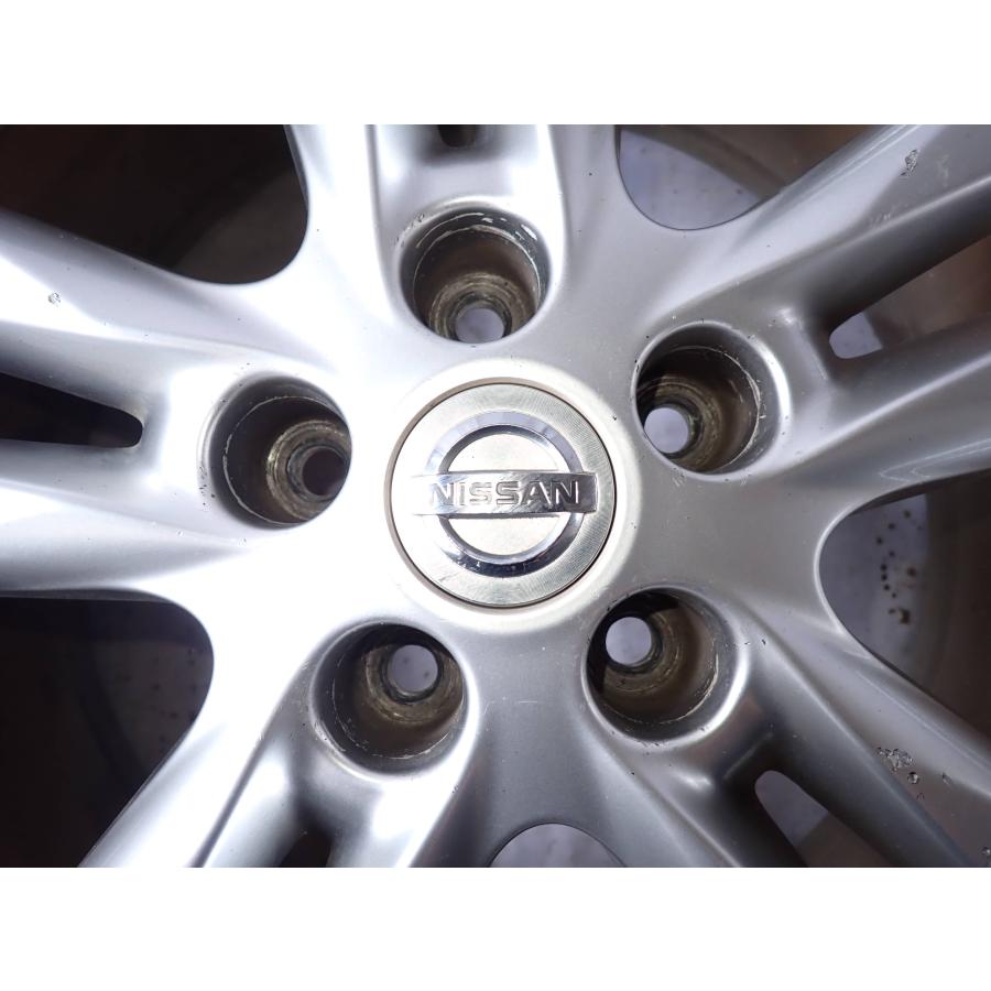 4本SET 会社宛 送料無料 18×7.5J 日産 エルグランド 純正 シルバー