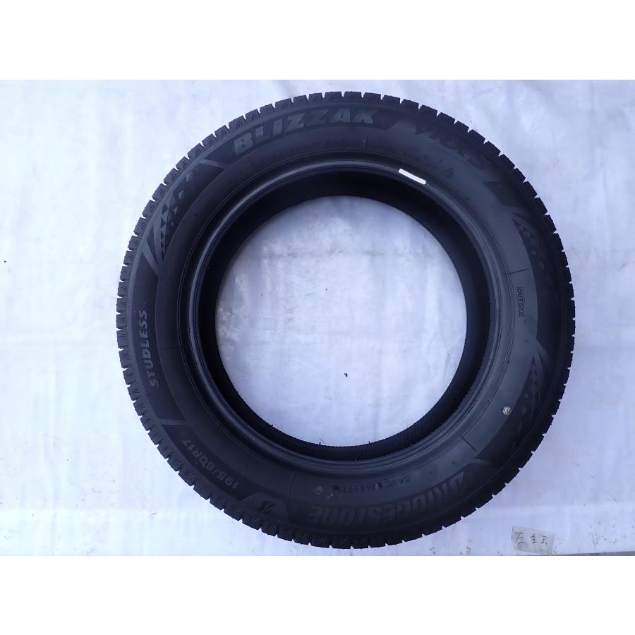 冬4本SET 会社宛 送料無料 195/60R17 90Q ブリヂストン ブリザック