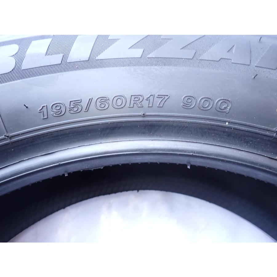 冬4本SET 会社宛 送料無料 195/60R17 90Q ブリヂストン ブリザック