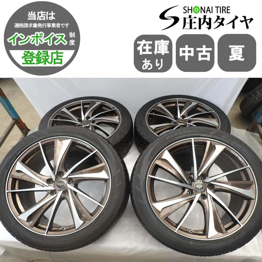 夏4本 会社宛送料無料 245/45R20×8.5J ヨコハマ PARADA Spec-X 2019年