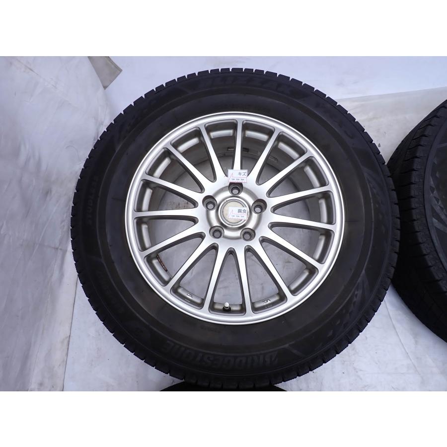 冬4本SET 会社宛 送料無料 225/65R17×7J 102Q ブリヂストン BS