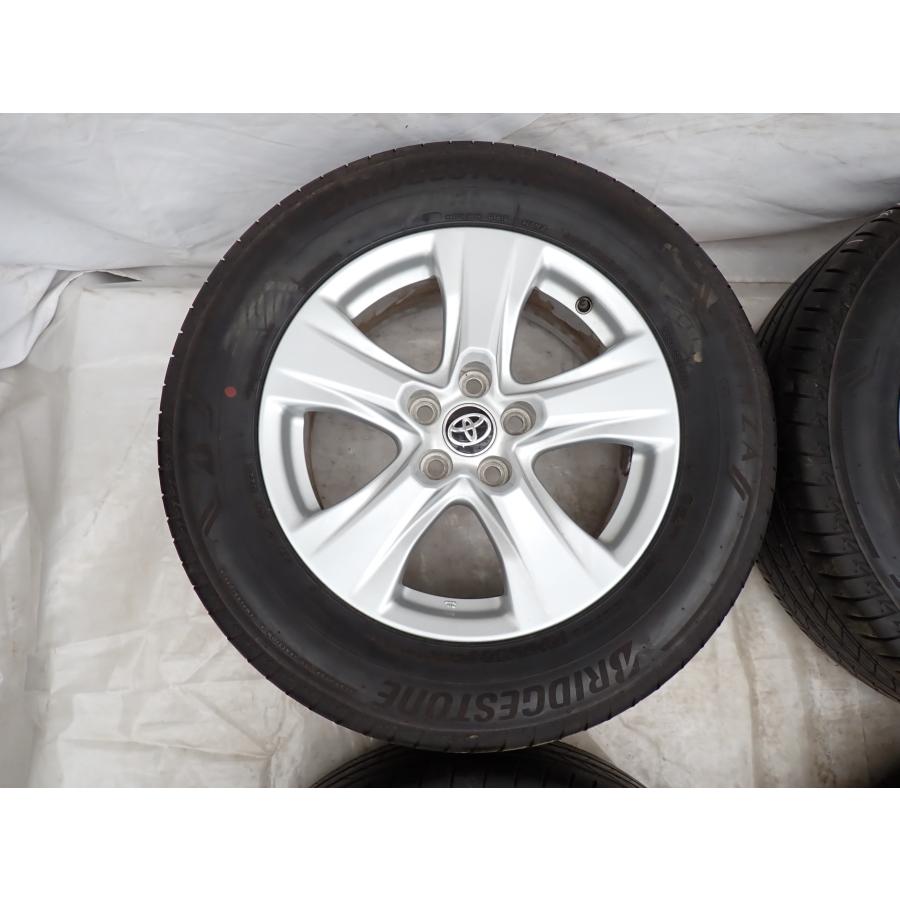 夏4本SET 会社組織宛 貨物輸送無料 225/65R17×7J 102H BS ブリヂストン ALENZA 001 2021年製 トヨタ 純然たる 軽銀銀輪 RAV4 ハリアー NO,W1135