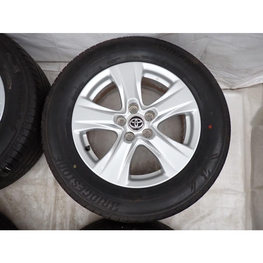 夏4本SET 会社組織宛 貨物輸送無料 225/65R17×7J 102H BS ブリヂストン ALENZA 001 2021年製 トヨタ 純然たる 軽銀銀輪 RAV4 ハリアー NO,W1135