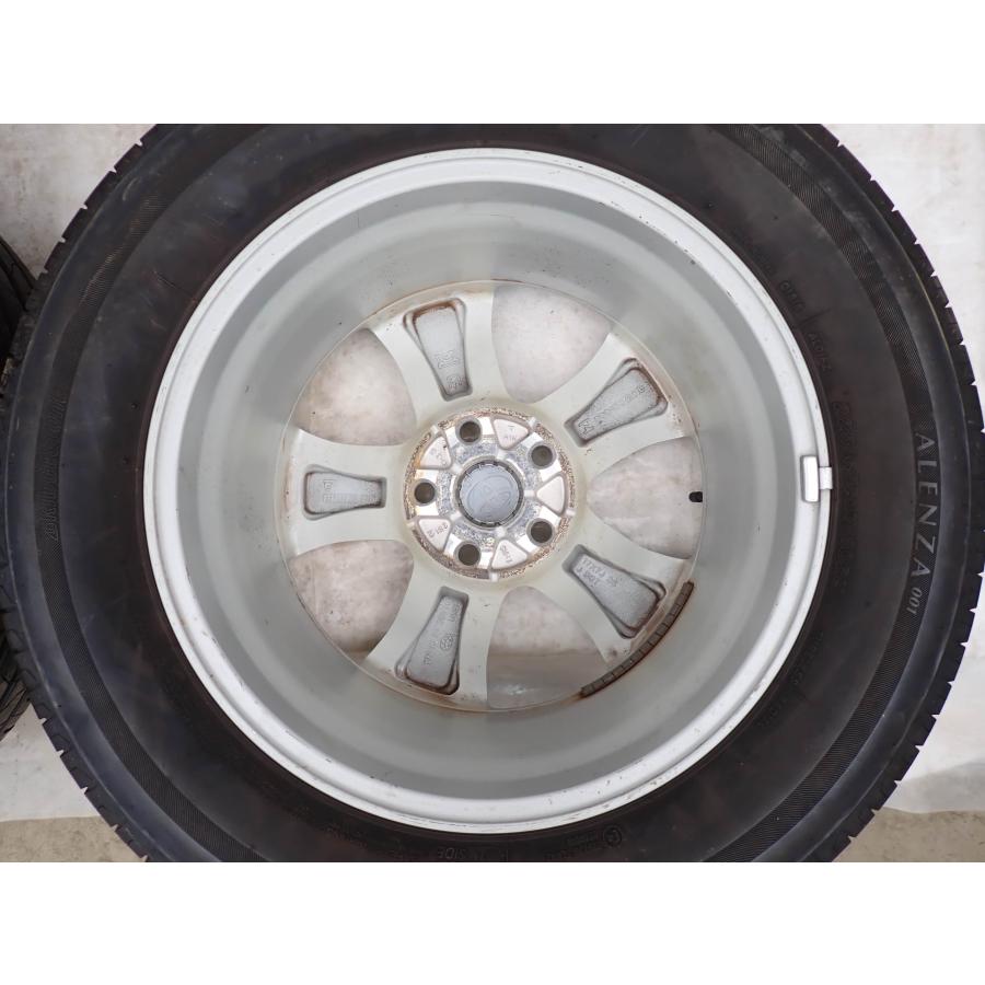 夏4本SET 会社組織宛 貨物輸送無料 225/65R17×7J 102H BS ブリヂストン ALENZA 001 2021年製 トヨタ 純然たる 軽銀銀輪 RAV4 ハリアー NO,W1135
