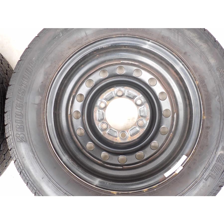 夏4本SET 会社宛 送料無料 195/70R15×5J 106/104 LT BS ブリヂストン