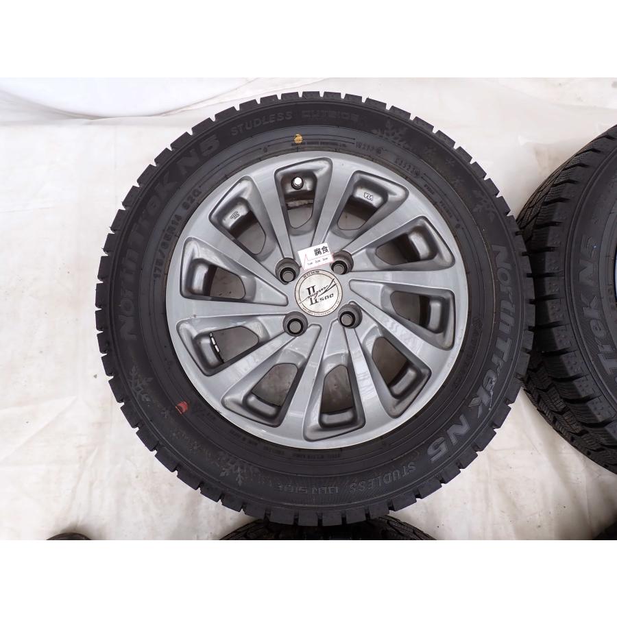 冬 4本SET 会社宛 送料無料 175/65R14×5.5J 82Q オートバックス ノース 