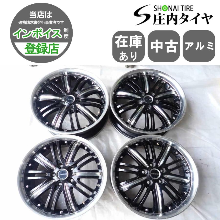 4本SET 会社宛 送料無料 18×7J CLUB LINEA クラブリネア L368 アルミ